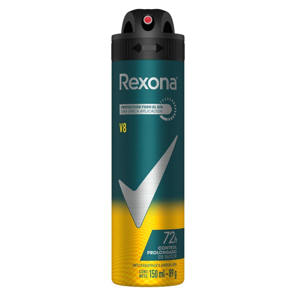Desodorante Antitranspirante Rexona Men V8 72h Aerossol 150ml — imagem 4 | Drogaria Taveira