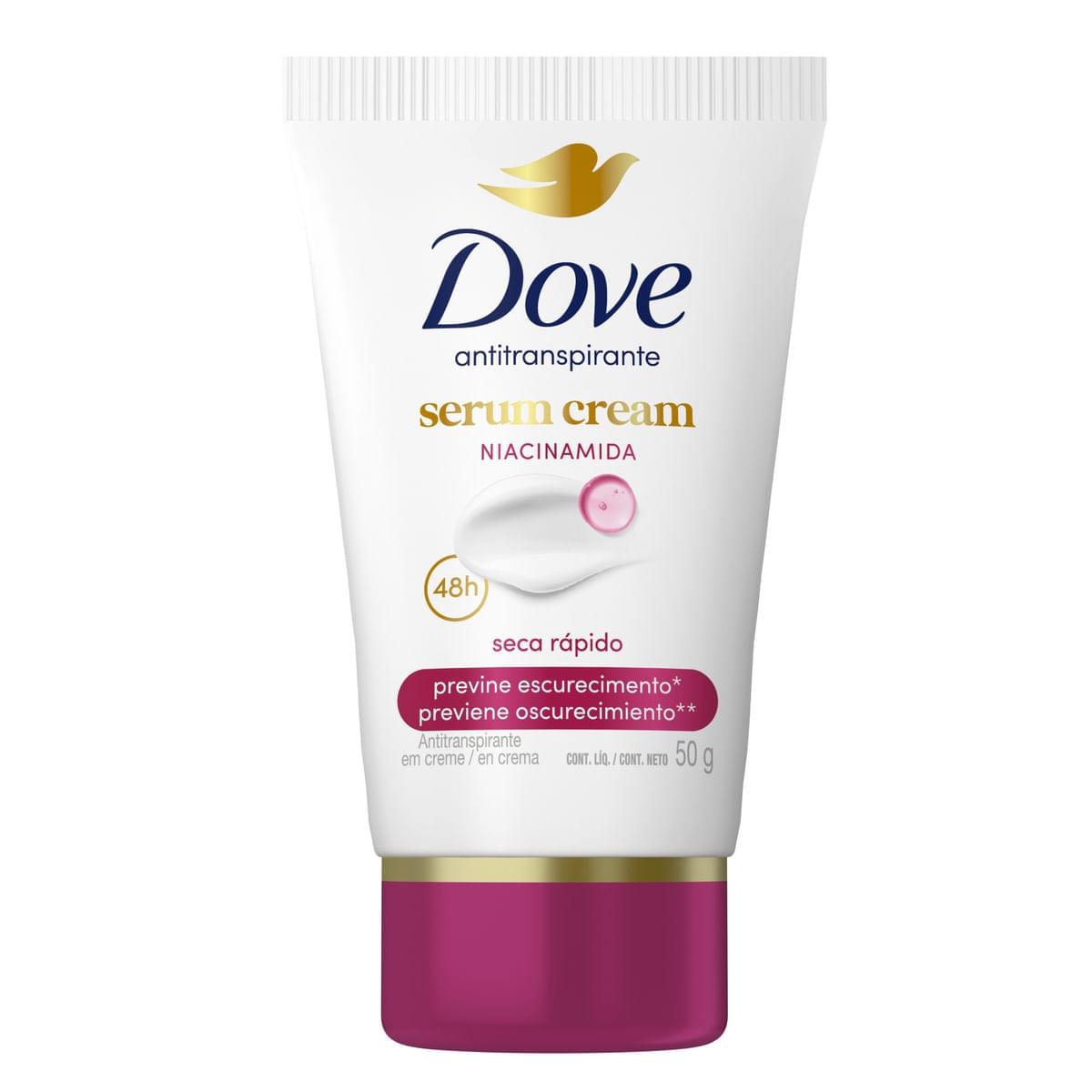 Desodorante Dove Creme Sérum Previne Escurecimento 50g — imagem 2 | Drogaria Taveira