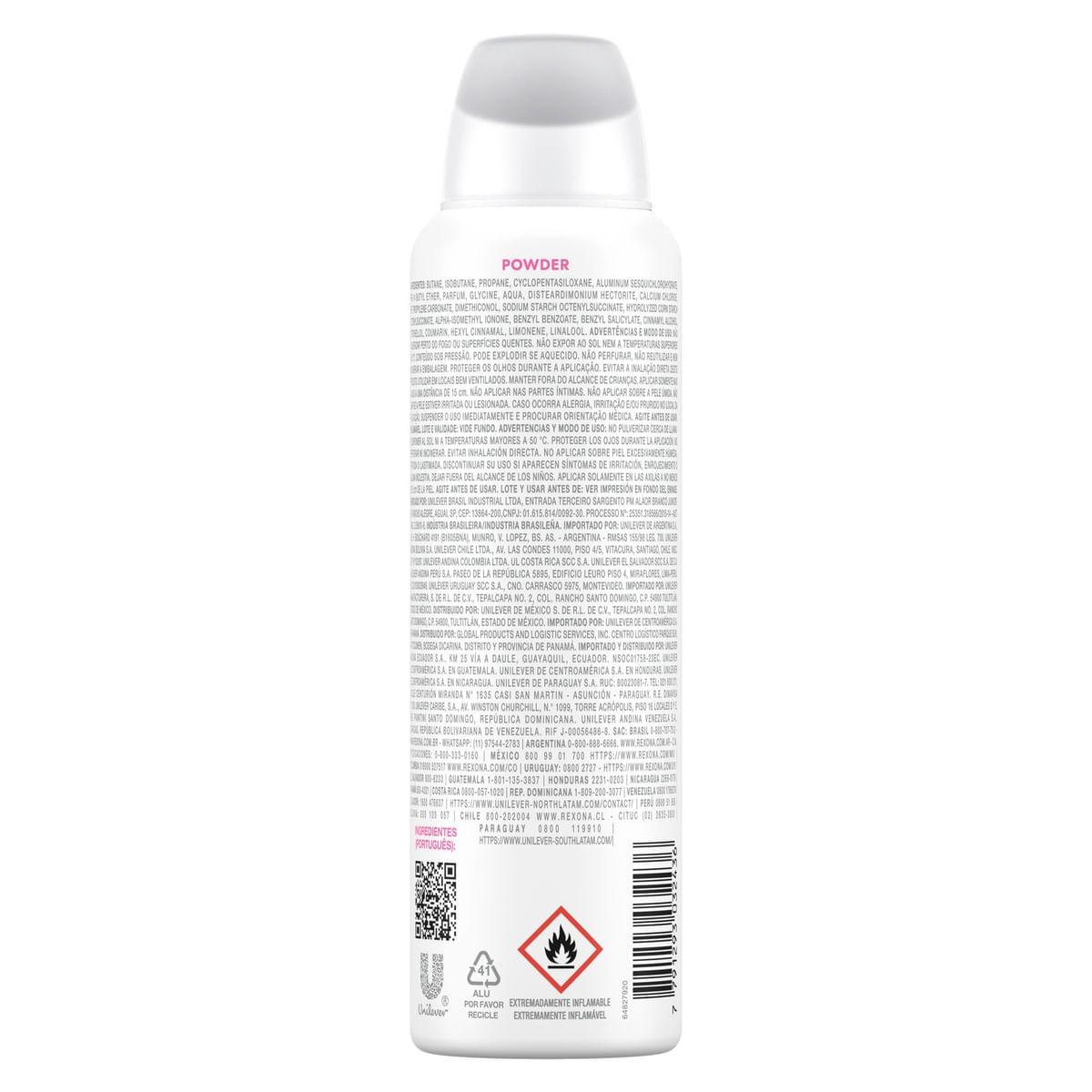 Desodorante Rexona Power Dry Aerosol 150ml — imagem 3 | Drogaria Taveira