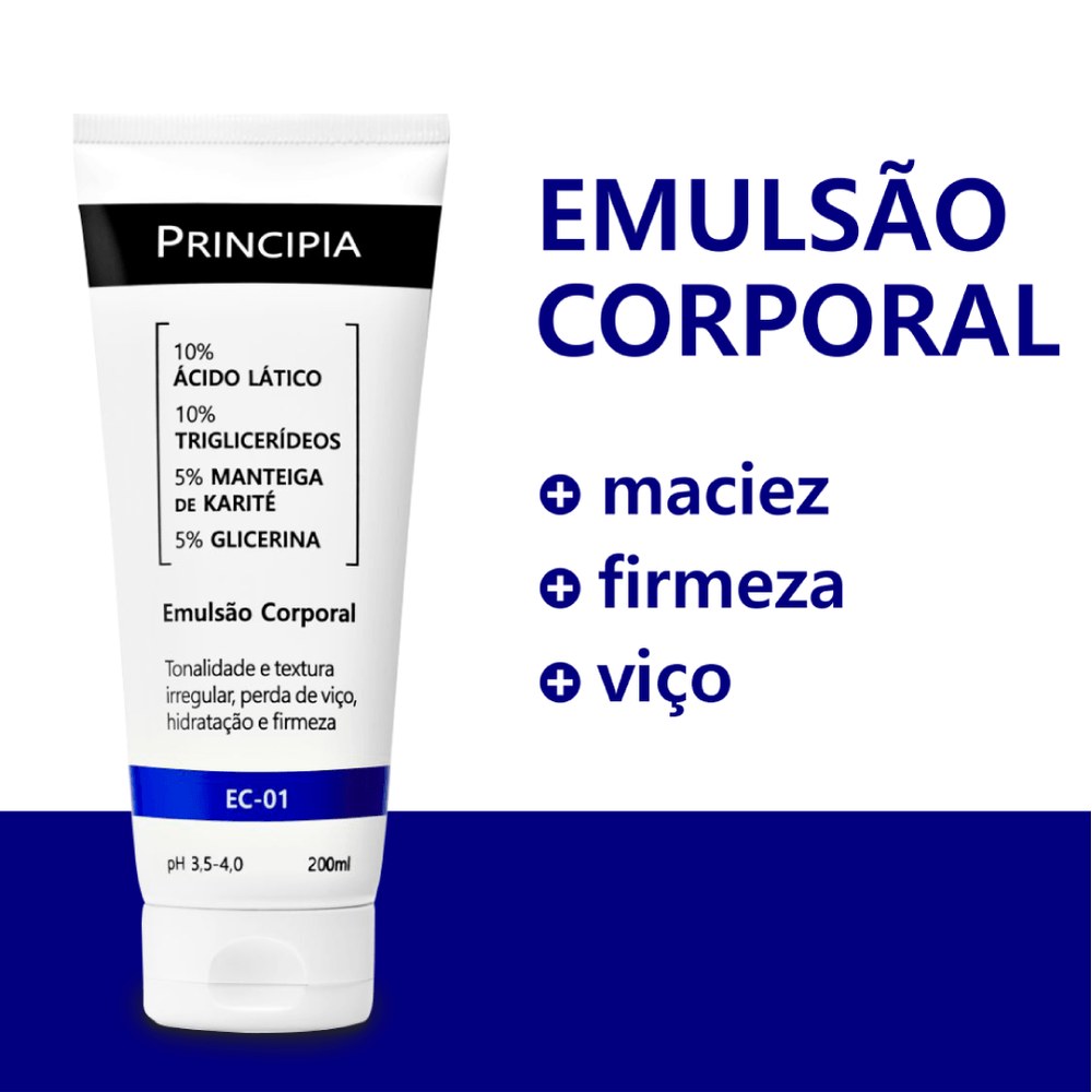 Emulsão Principia EC-01 Ácido Lático 10% 200ml — imagem 3 | Drogaria Taveira