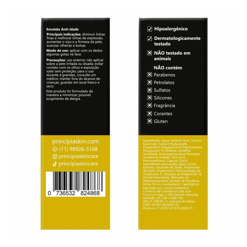 Emulsão Principia GR-2 Granactive Retinoide 2% Anti Idade 30ml — imagem 2 | Drogaria Taveira