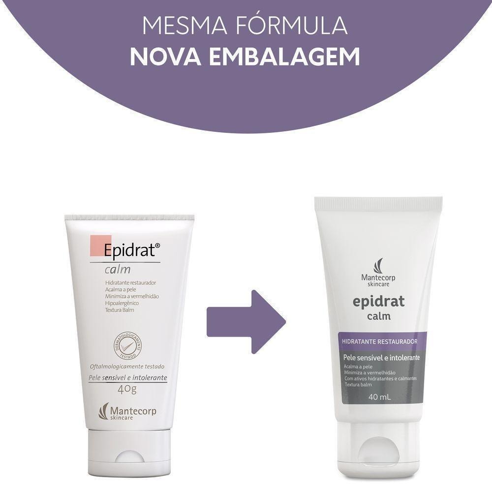 Epidrat Calm Hidratante Facial Pele Sensível 40g — imagem 3 | Drogaria Taveira