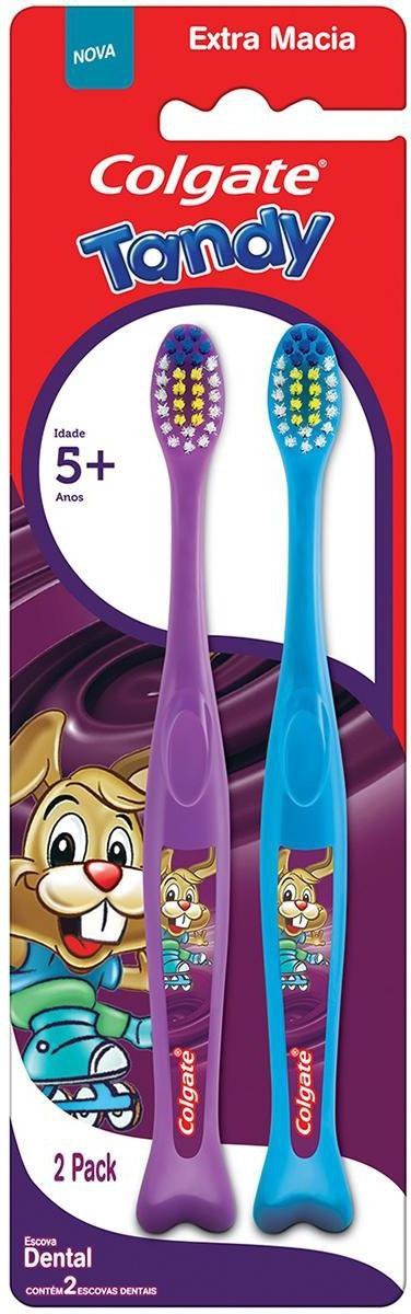 Escova Dental Infantil Colgate Tandy Cerdas Extra Macias +5 anos 2 Unidades — imagem 2 | Drogaria Taveira