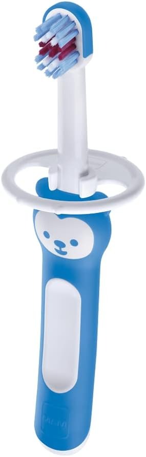 Escova Dental Infantil MAM Baby's Brush +6 meses Azul 1 Unidade — Mam | Drogaria Taveira