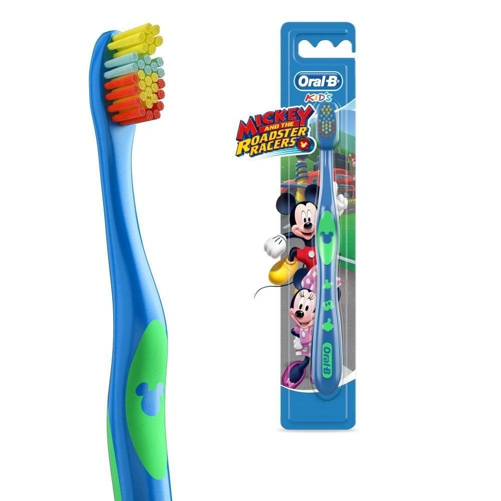 Escova Dental Infantil Oral-B Mickey Cerdas Macias +3 anos 1 Unidade — Oral B | Drogaria Taveira