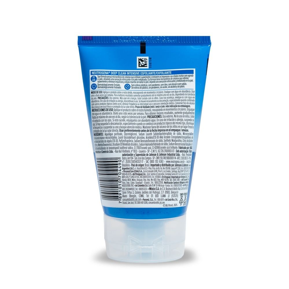 Esfoliante Facial Neutrogena Deep Clean Energizing 100g — imagem 2 | Drogaria Taveira