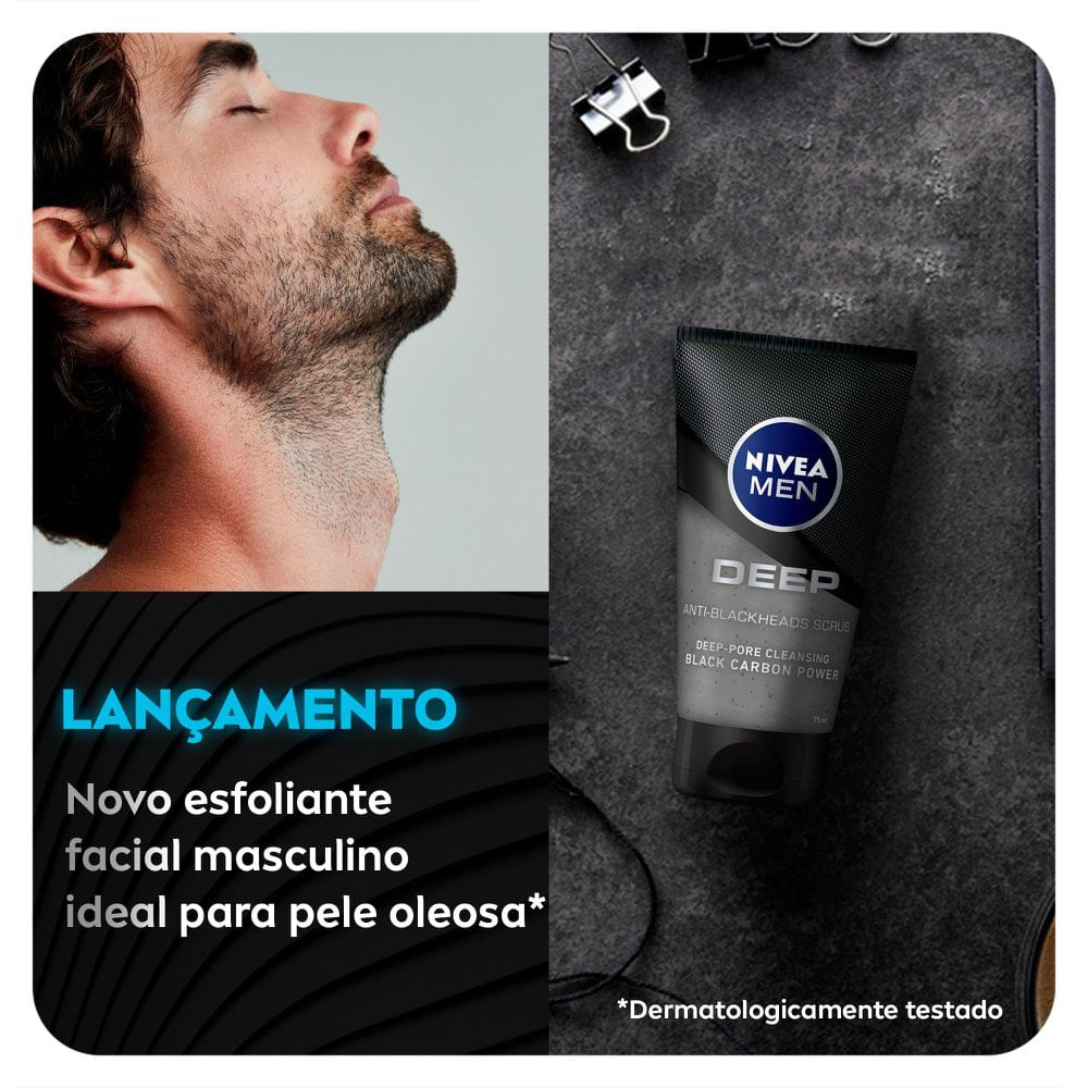 Esfoliante facial Nivea Deep 75ml — imagem 2 | Drogaria Taveira
