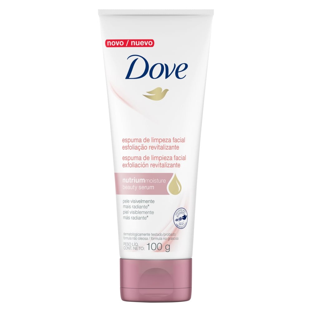 Espuma de Limpeza Facial Dove Esfoliação Revitalizante 100g — imagem 2 | Drogaria Taveira