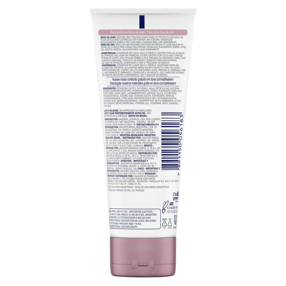 Espuma de Limpeza Facial Dove Esfoliação Revitalizante 100g — imagem 3 | Drogaria Taveira