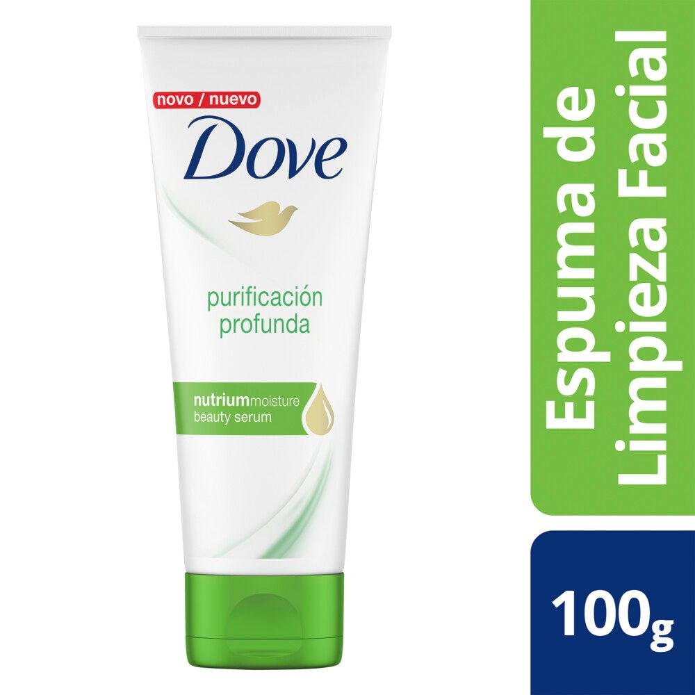 Espuma de Limpeza Facial Dove Purificação Profunda 100g — imagem 2 | Drogaria Taveira