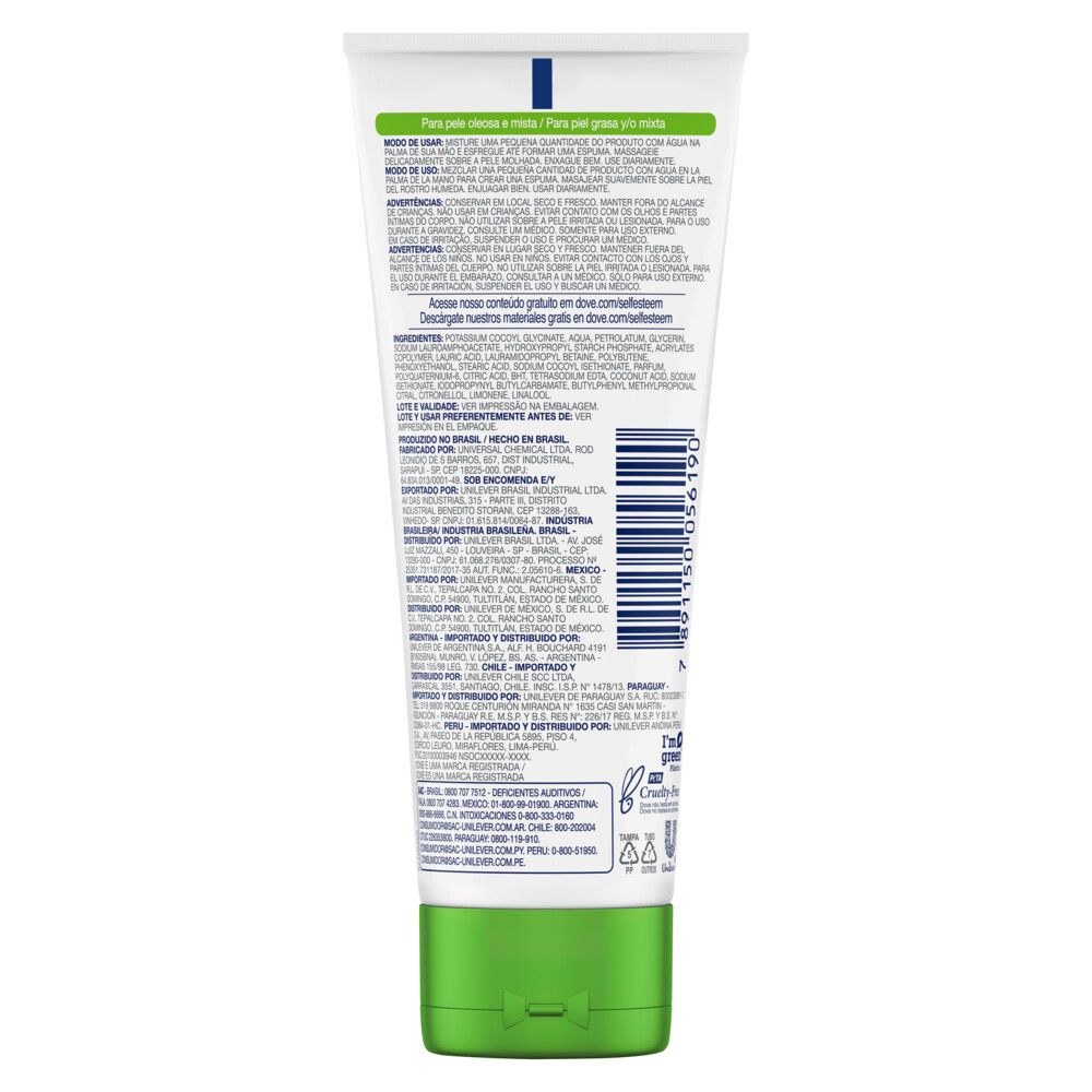 Espuma de Limpeza Facial Dove Purificação Profunda 100g — imagem 4 | Drogaria Taveira
