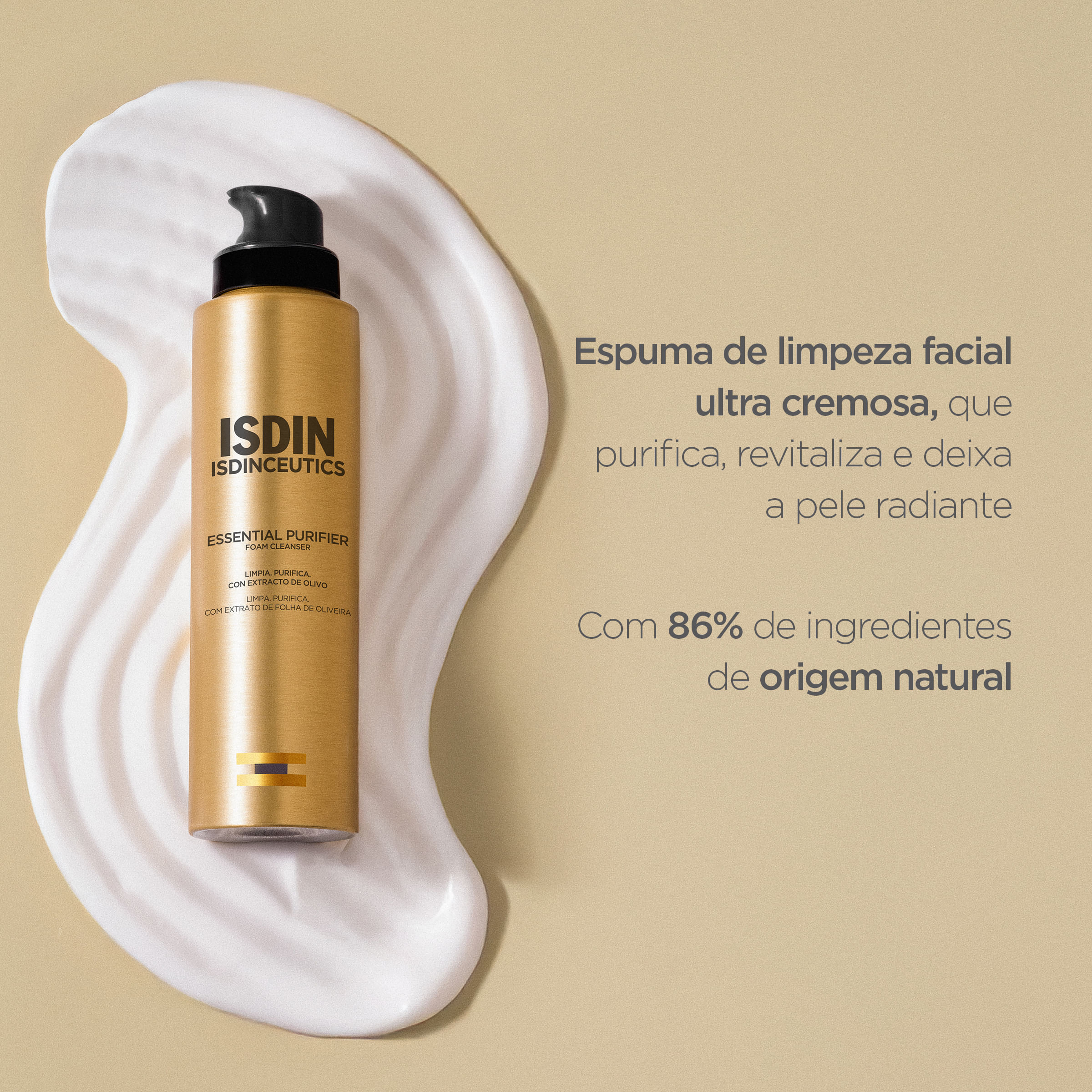 Espuma De Limpeza Facial Isdinceutics Essential Purifier 150ml — imagem 2 | Drogaria Taveira