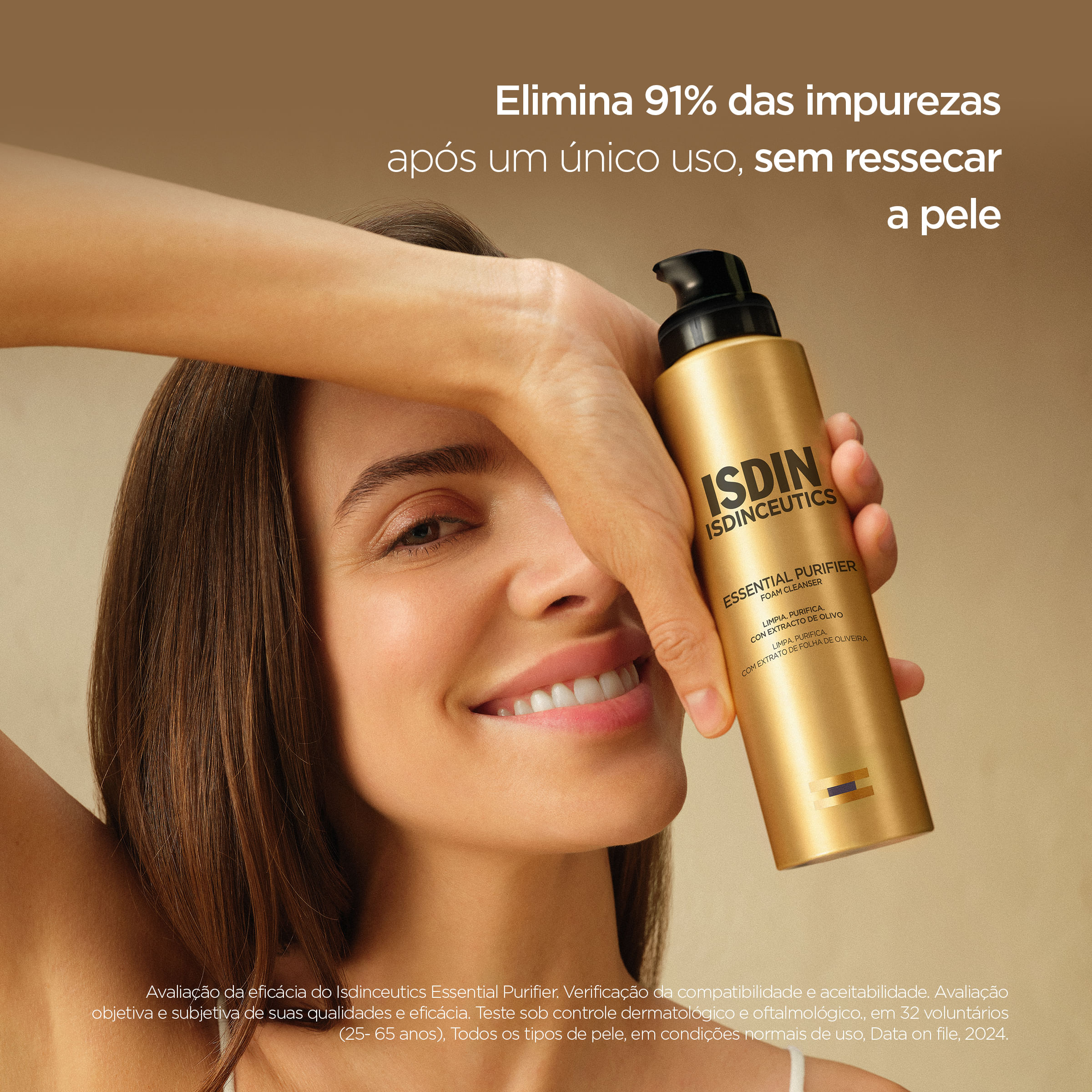 Espuma De Limpeza Facial Isdinceutics Essential Purifier 150ml — imagem 3 | Drogaria Taveira