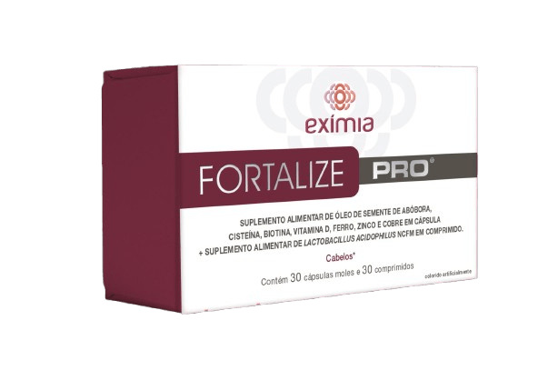 Exímia Fortalize Pro 30 Cápsulas Moles + 30 Comprimidos — Eximia | Drogaria Taveira