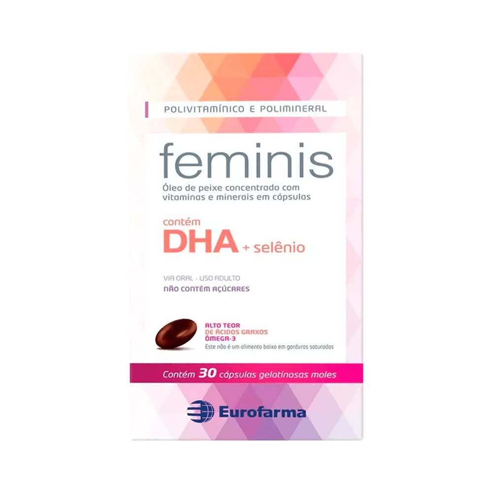 Feminis Suplemento Alimentar para Gestantes e Lactantes 30 Cápsulas — imagem 2 | Drogaria Taveira