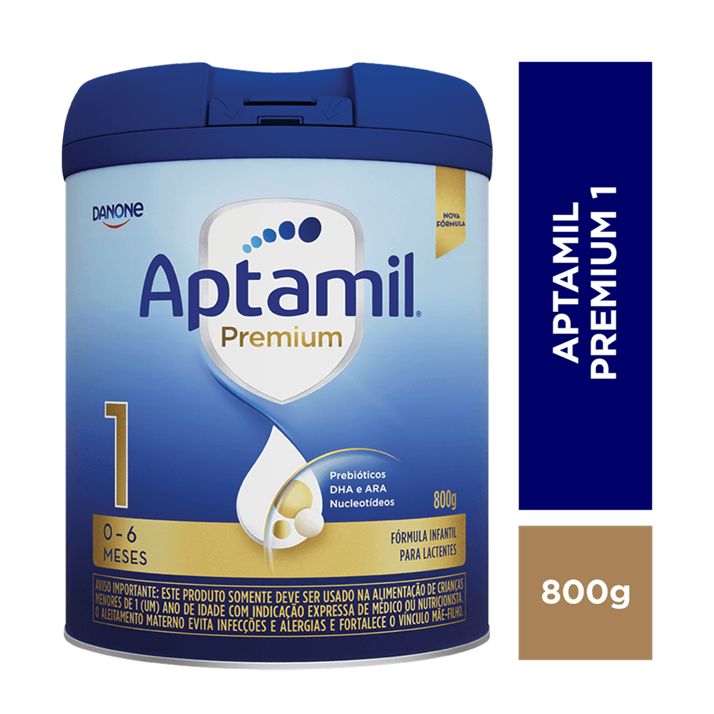 Fórmula Infantil Aptamil 1 Premium De 0 A 6 Meses 800g — imagem 2 | Drogaria Taveira