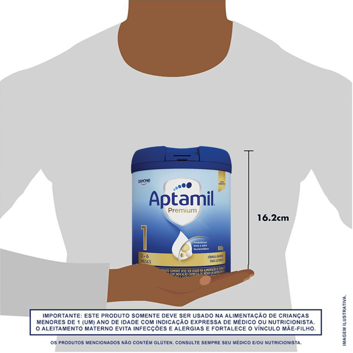 Fórmula Infantil Aptamil 1 Premium De 0 A 6 Meses 800g — imagem 3 | Drogaria Taveira
