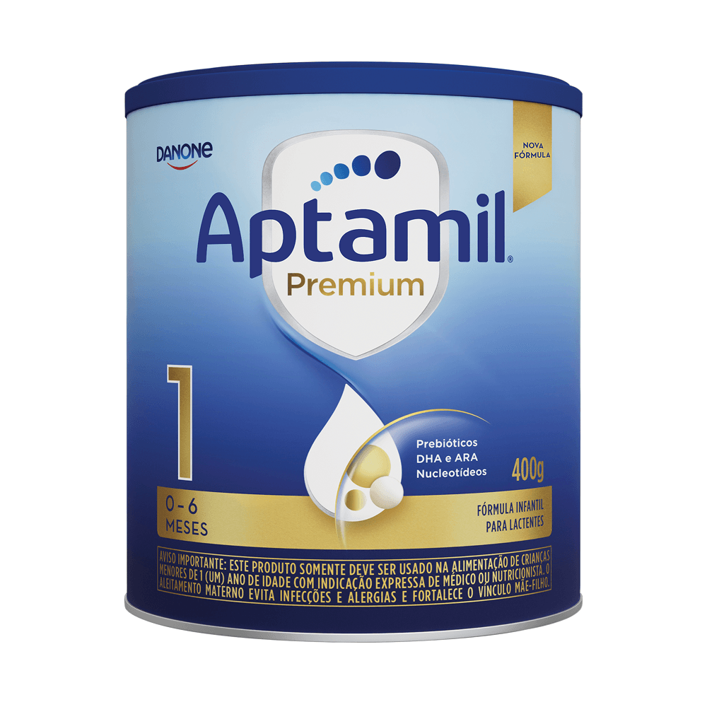 Fórmula Infantil Aptamil Premium 1 De 0 a 6 Meses 400g — Aptamil | Drogaria Taveira