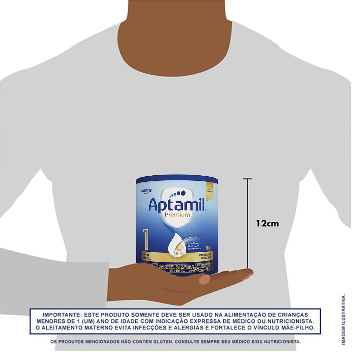 Fórmula Infantil Aptamil Premium 1 De 0 a 6 Meses 400g — imagem 3 | Drogaria Taveira