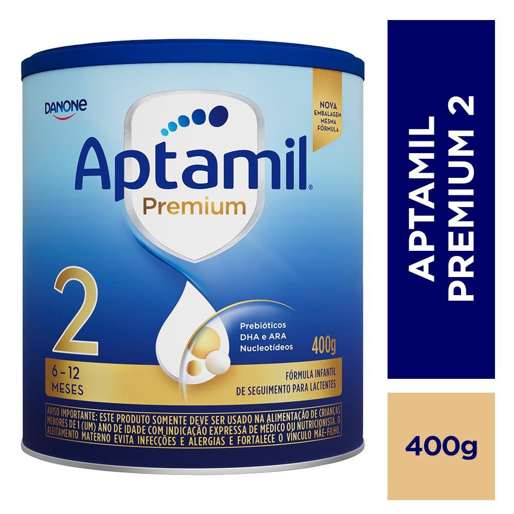 Fórmula Infantil Aptamil Premium 2 6 a 12 Meses 400g — imagem 2 | Drogaria Taveira