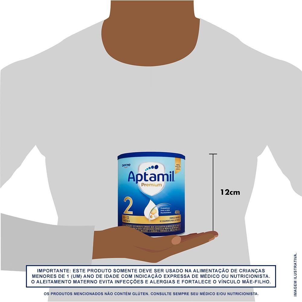 Fórmula Infantil Aptamil Premium 2 6 a 12 Meses 400g — imagem 3 | Drogaria Taveira
