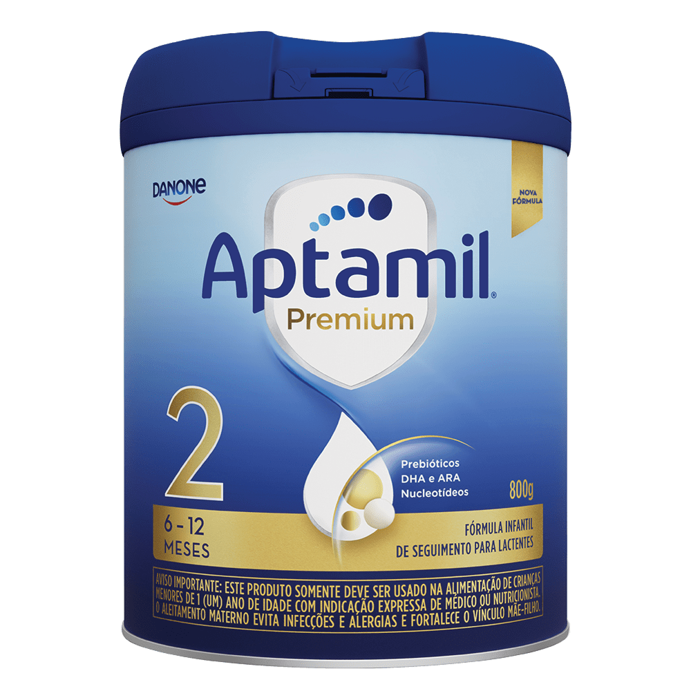 Fórmula Infantil Aptamil Premium 2 6 a 12 Meses 800g — Aptamil | Drogaria Taveira