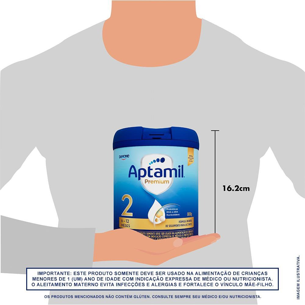 Fórmula Infantil Aptamil Premium 2 6 a 12 Meses 800g — imagem 3 | Drogaria Taveira