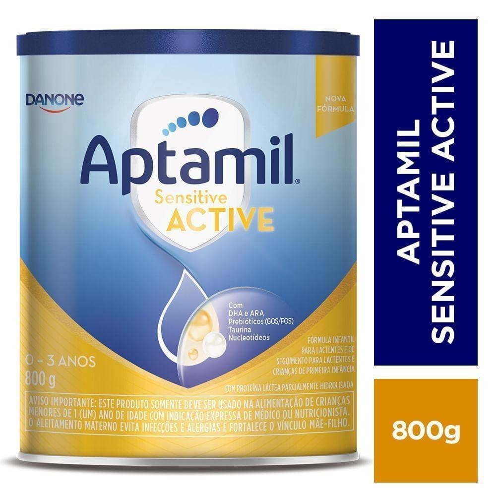 Fórmula Infantil Aptamil Sensitive Active De 0 A 36 meses 800g — Aptamil | Drogaria Taveira