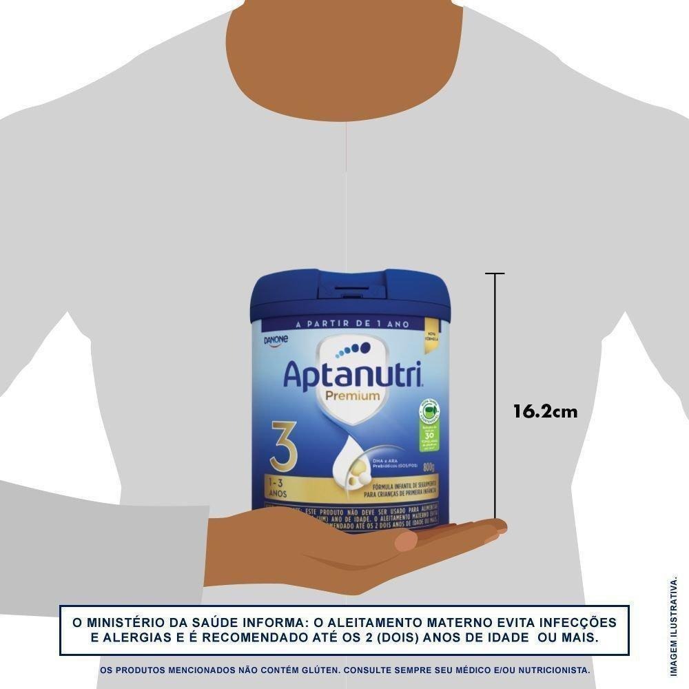 Fórmula Infantil Aptanutri Premium 3 800g — imagem 3 | Drogaria Taveira