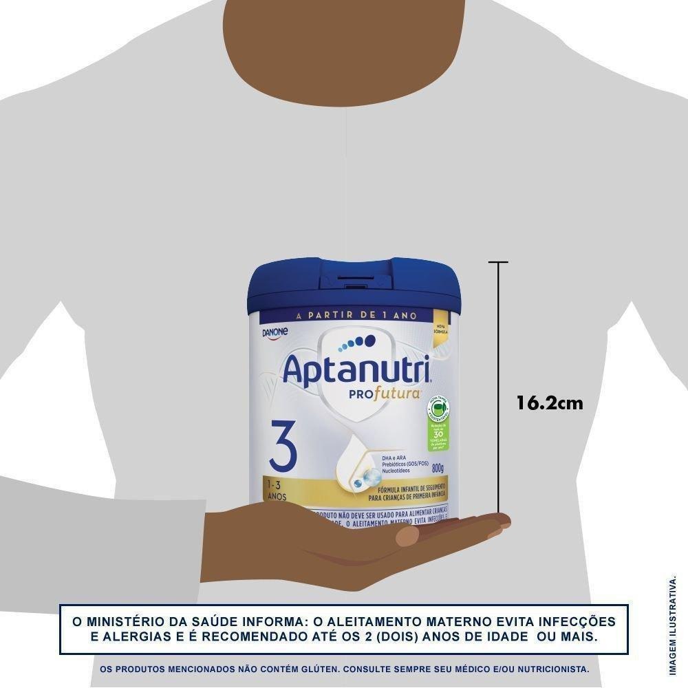 Fórmula Infantil Aptanutri Profutura 3 DHA ARA de 1 a 3 anos 800g — imagem 3 | Drogaria Taveira