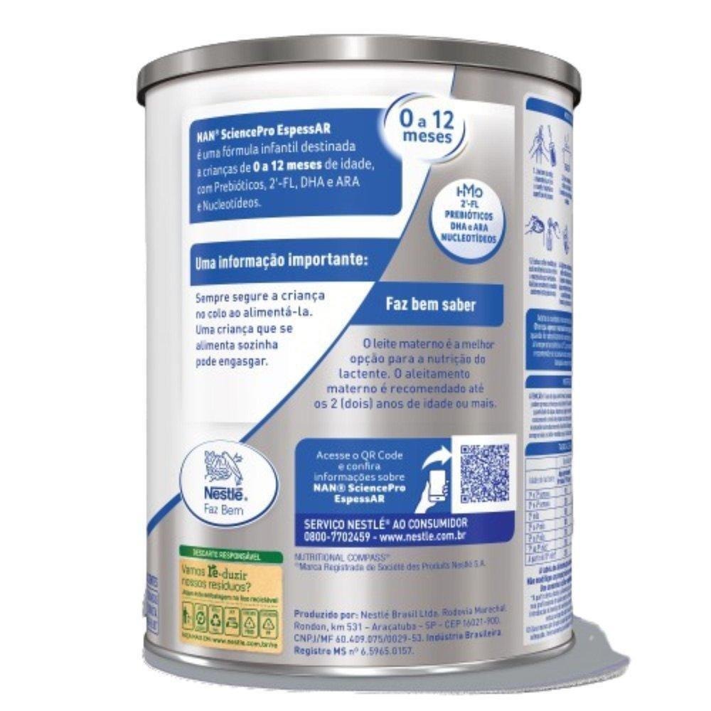 Fórmula Infantil NAN SCIENCE PRO EspessAR HMO 800g — imagem 4 | Drogaria Taveira