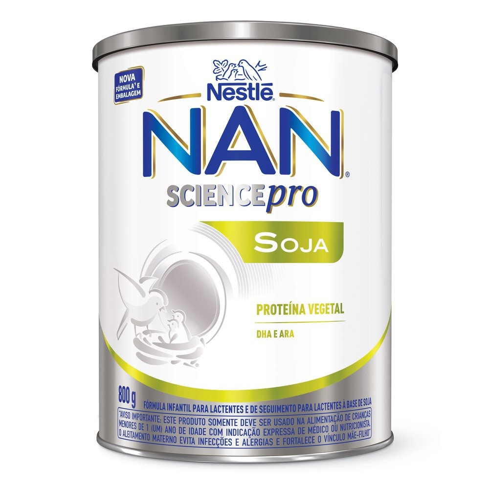Fórmula Infantil NAN SciencePro Soja Sem Lactose 800g — Nan | Drogaria Taveira
