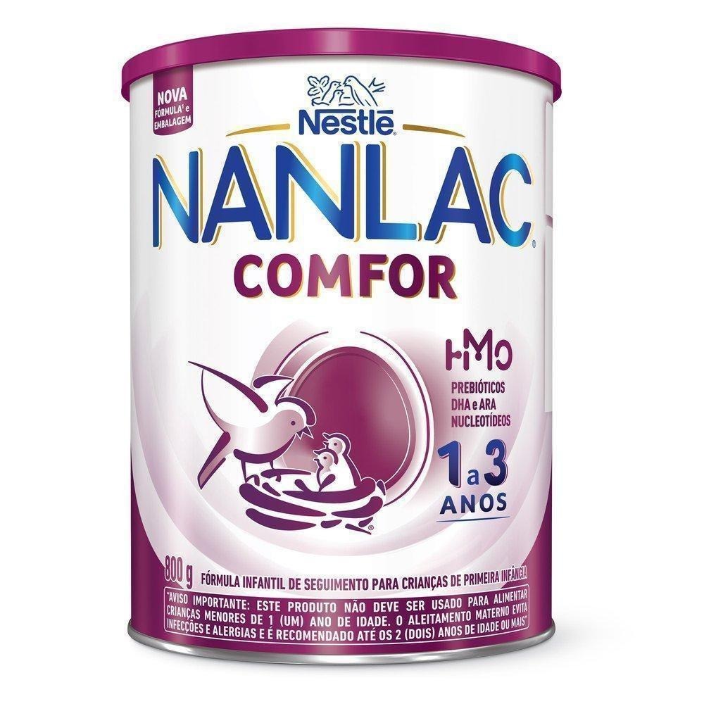 Fórmula Infantil Nanlac Comfor de 1 a 3 anos 800g — Nanlac | Drogaria Taveira
