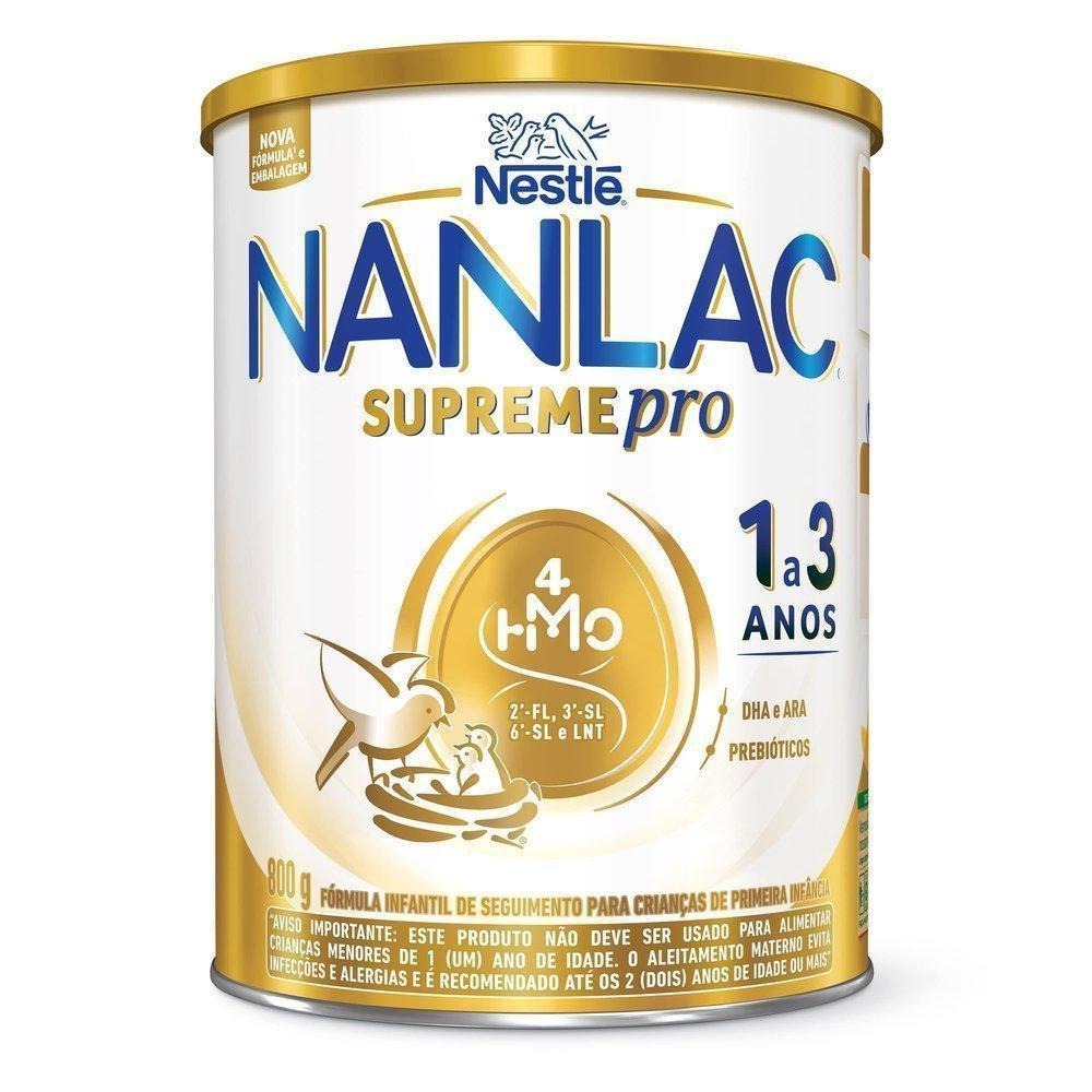 Fórmula Infantil Nanlac Supreme Pro de 1 a 3 anos 800g — Nanlac | Drogaria Taveira