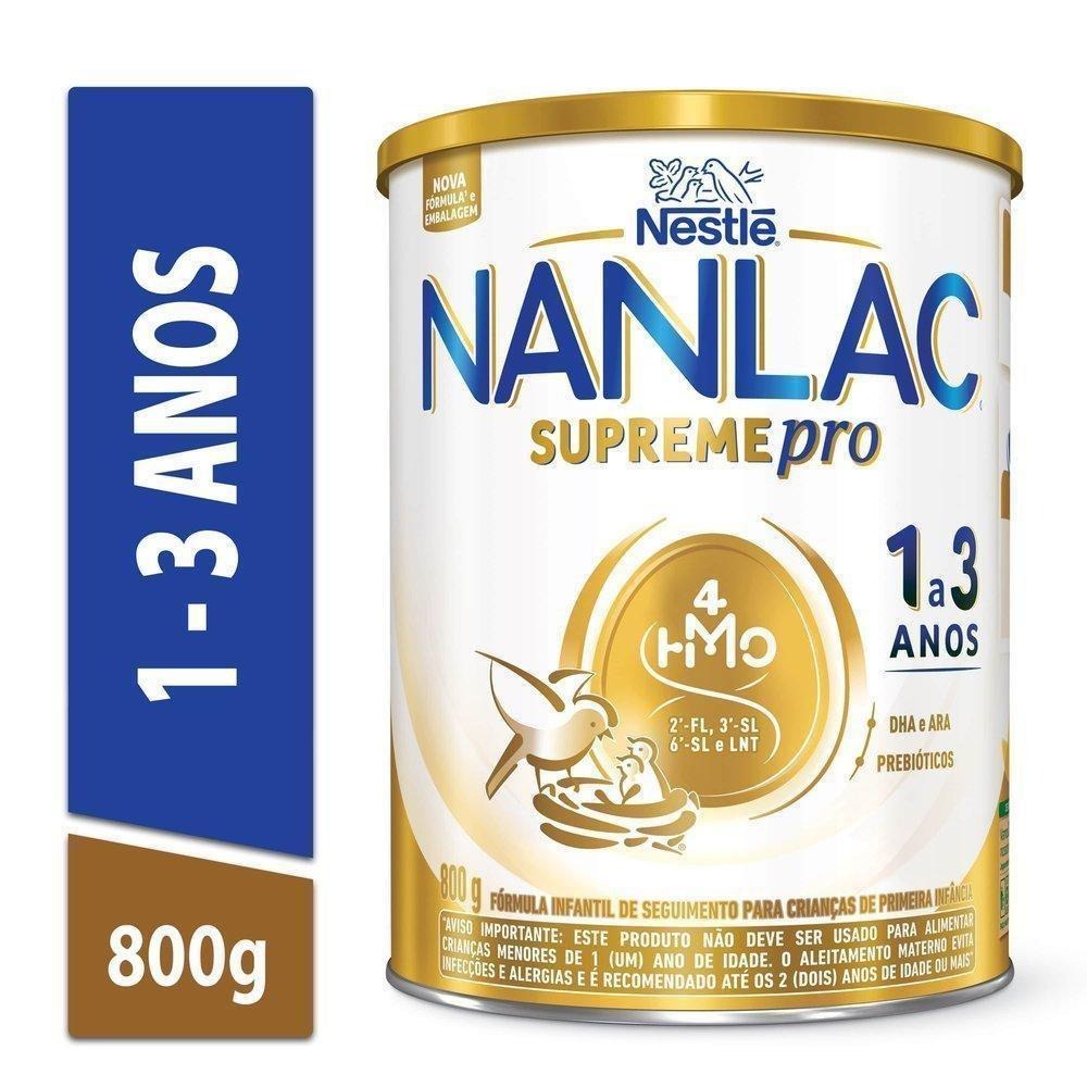 Fórmula Infantil Nanlac Supreme Pro de 1 a 3 anos 800g — imagem 2 | Drogaria Taveira