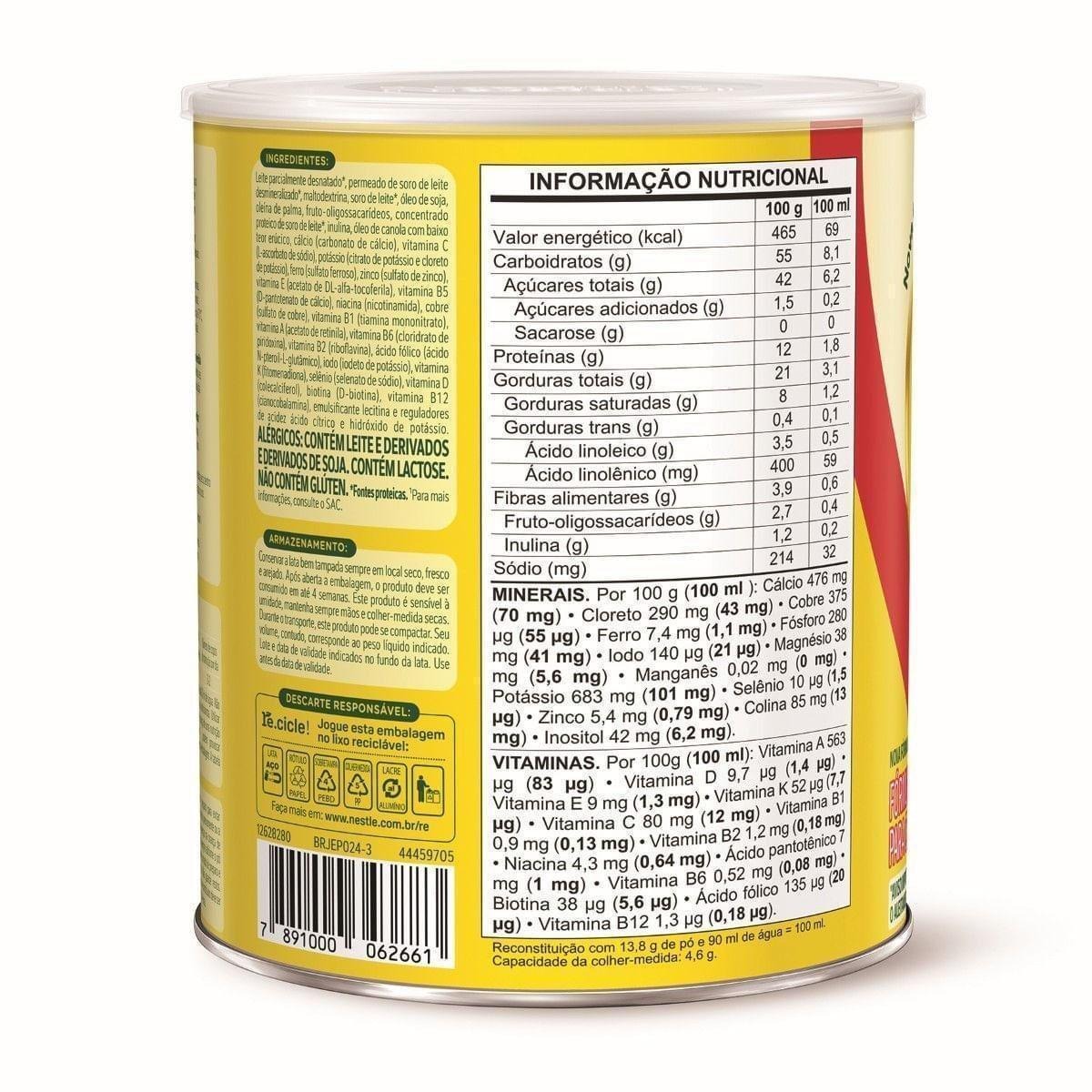 Fórmula Infantil Ninho Primeira Infância 1 a 3 Anos Nutri Fases 1+ 800g — imagem 3 | Drogaria Taveira