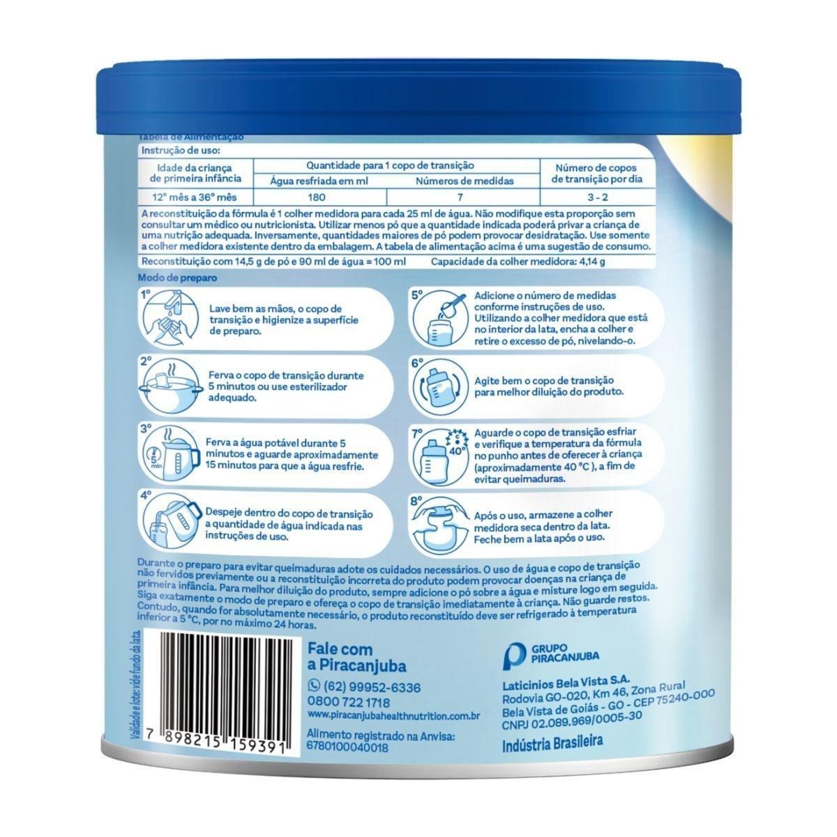 Formula Infantil Plura De 1 A 3 Anos 800g — imagem 2 | Drogaria Taveira