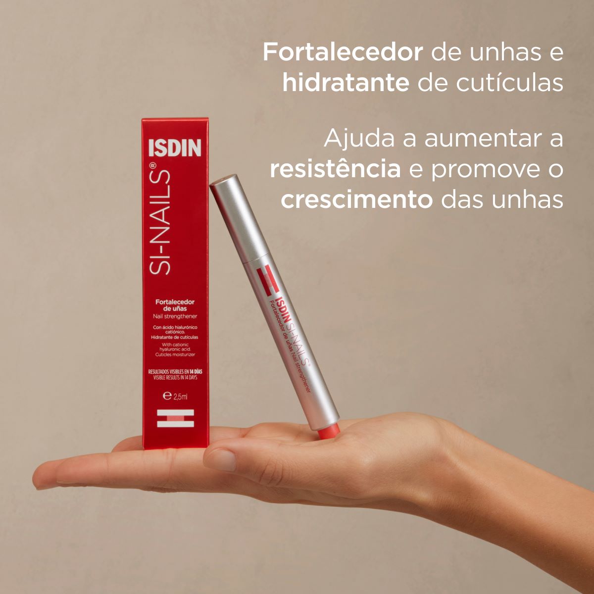 Fortalecedor de Unhas ISDIN Si-Nails 2,5ml — imagem 2 | Drogaria Taveira