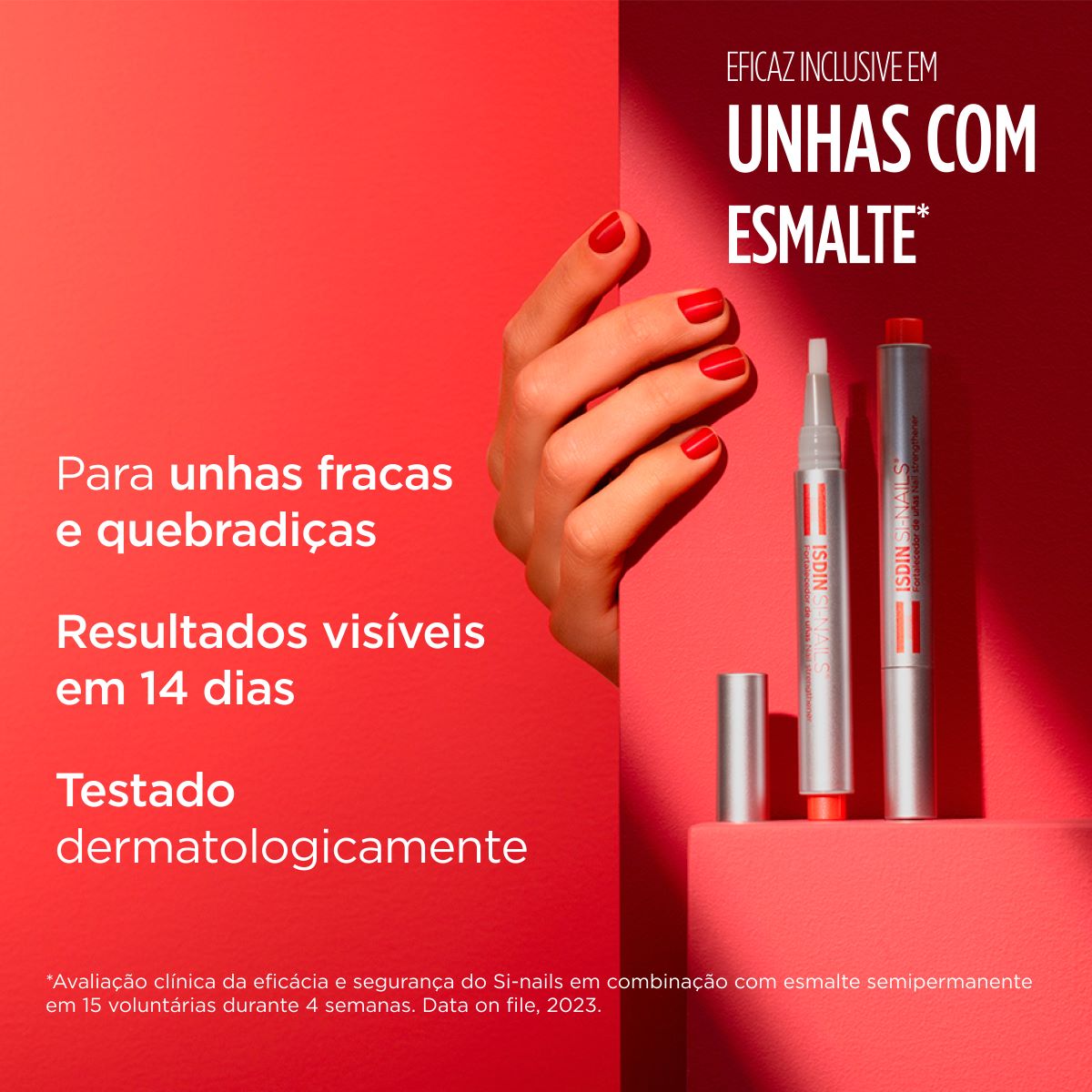 Fortalecedor de Unhas ISDIN Si-Nails 2,5ml — imagem 3 | Drogaria Taveira
