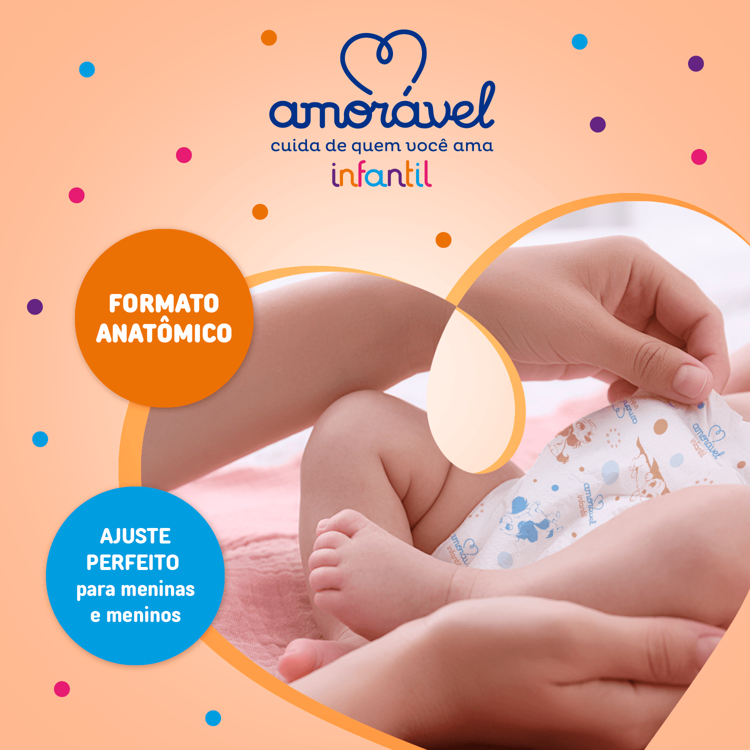 Fralda Amoravel Basic G 60 Unidades — imagem 4 | Drogaria Taveira