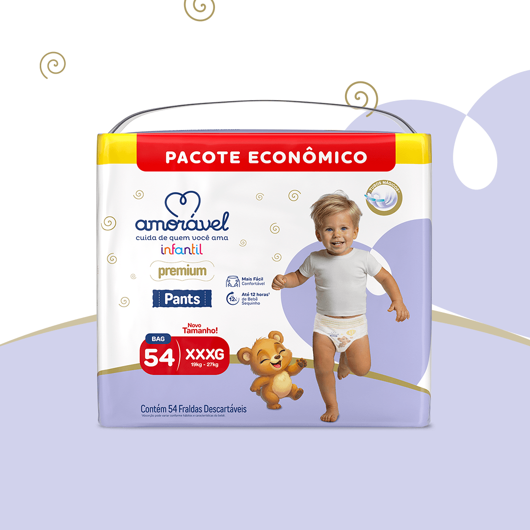 Fralda Amorável Pants Ultrabag Xxxg 54 Unidades — imagem 2 | Drogaria Taveira