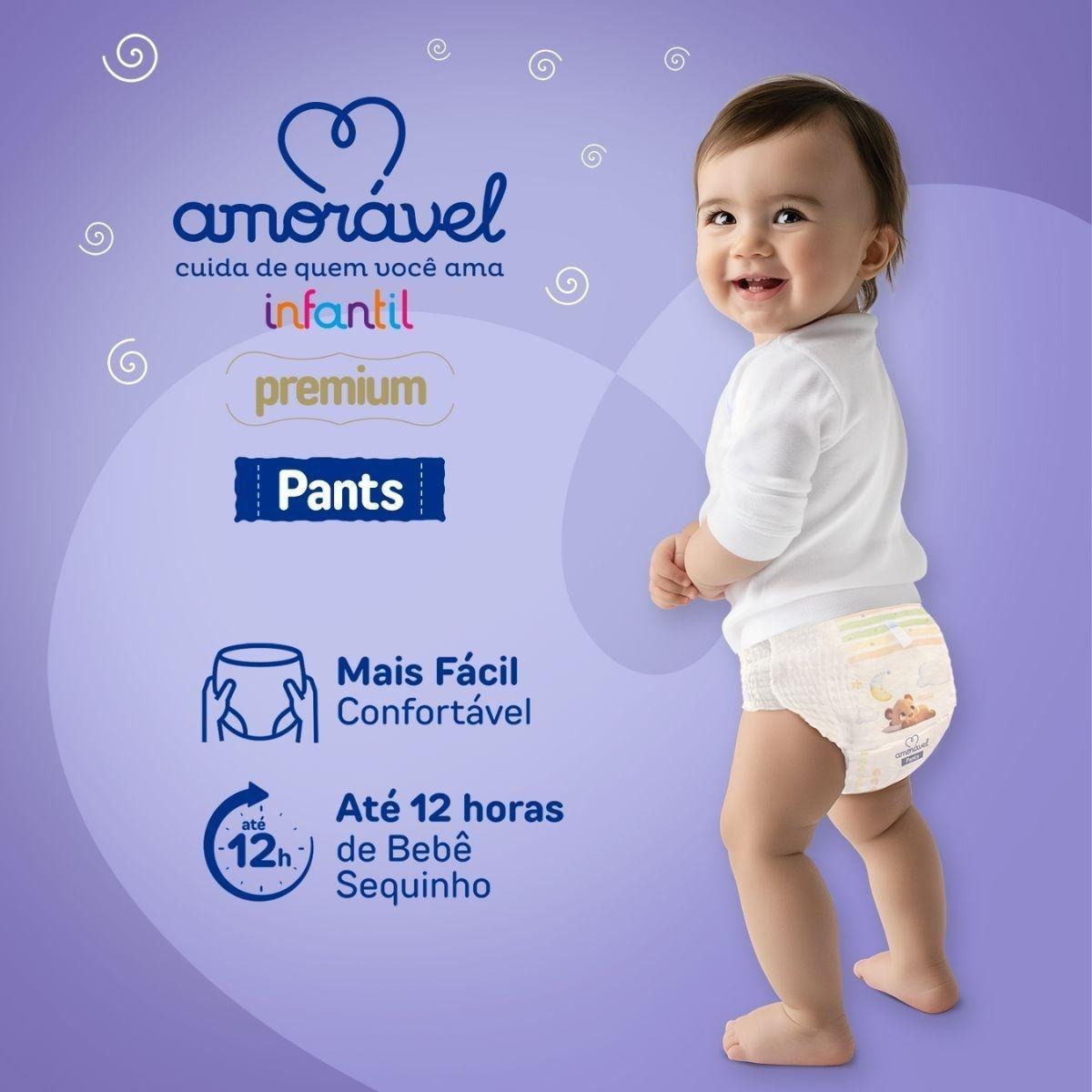 Fralda Amoravel Pants Xg 52 Unidades — imagem 3 | Drogaria Taveira