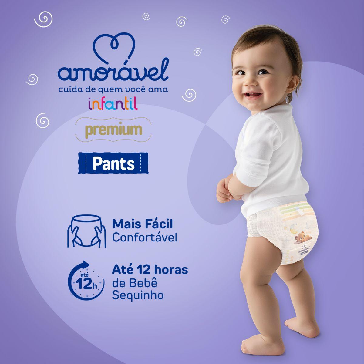 Fralda Amoravel Pants XXG 44 Unidades — imagem 3 | Drogaria Taveira
