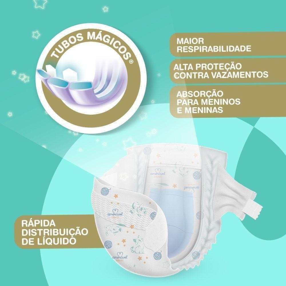 Fralda Amorável Premium XXG 54 Unidades — imagem 3 | Drogaria Taveira