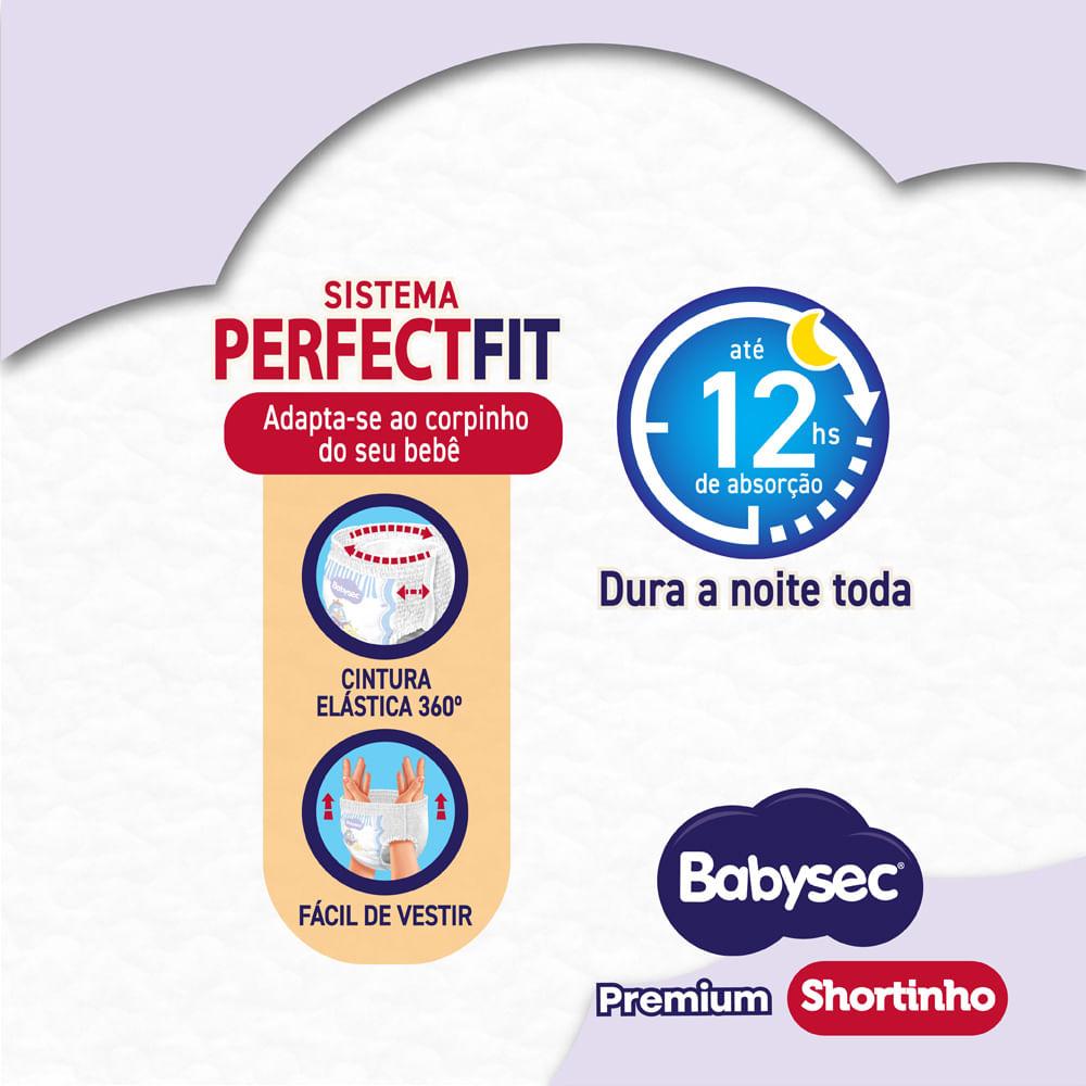 Fralda Babysec Premium Shortinho Galinha Pintadinha M 60 Unidades — imagem 3 | Drogaria Taveira