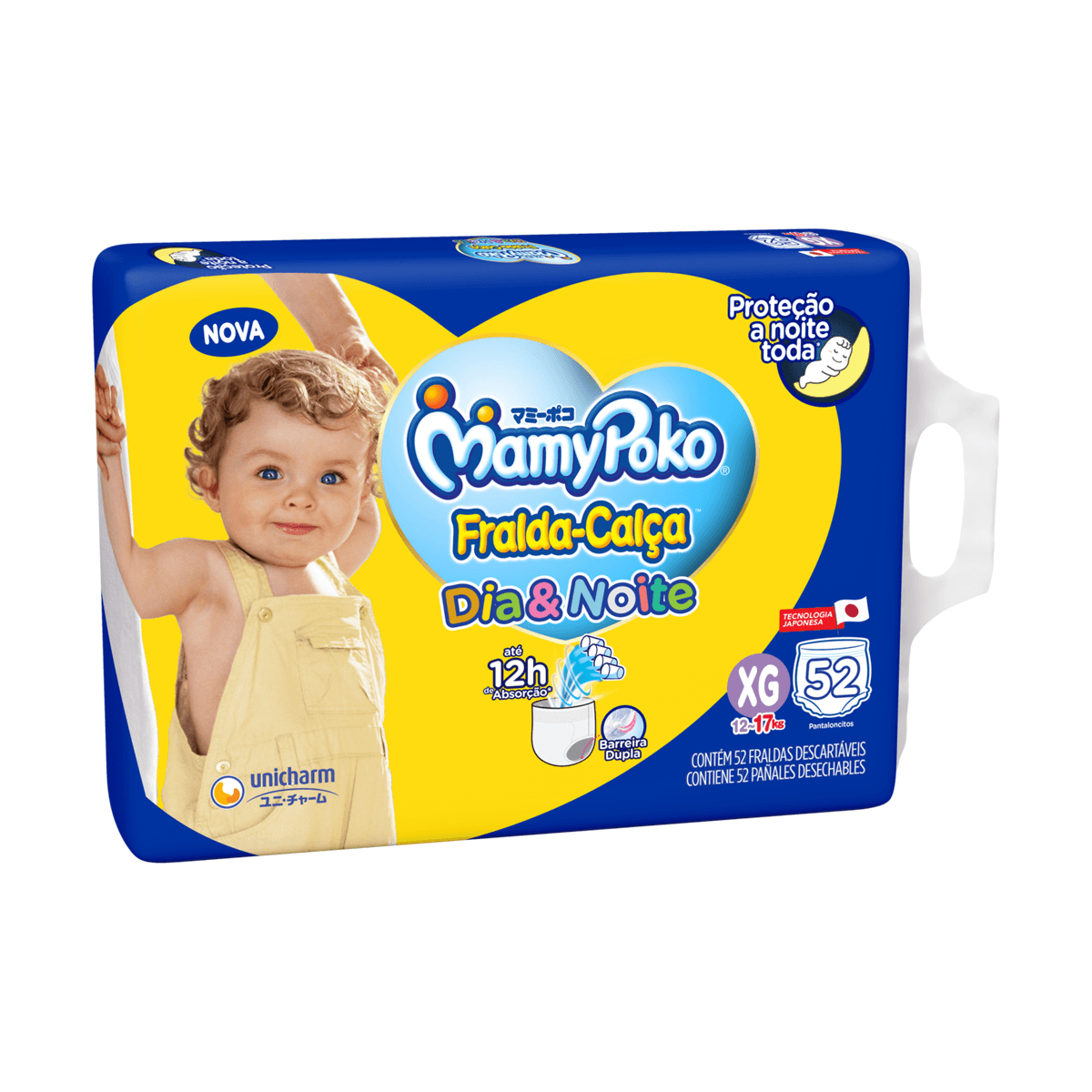 Fralda-Calça MamyPoko Dia & Noite XG 52 Unidades — Mamypoko | Drogaria Taveira