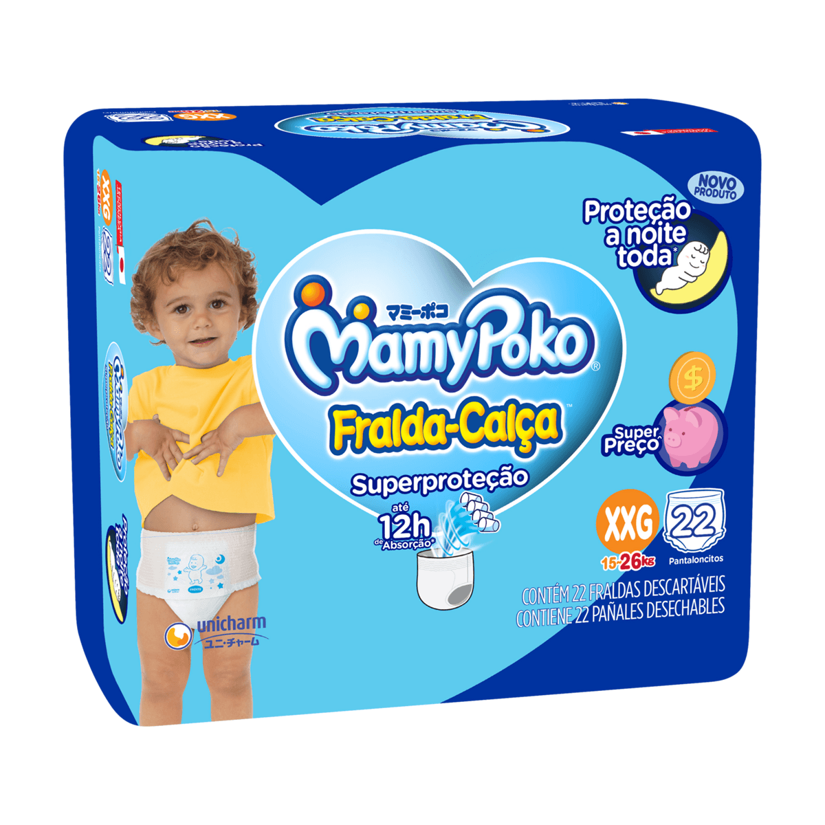 Fralda-Calça MamyPoko Superproteção XXG 22 Unidades — Mamypoko | Drogaria Taveira