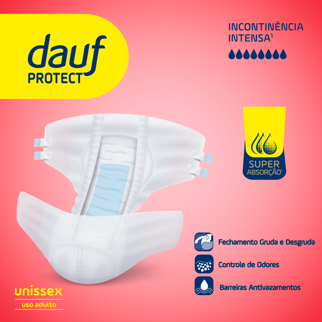Fralda Geriátrica Dauf Protect G Incontinência Intensa 16 Unidades — imagem 2 | Drogaria Taveira