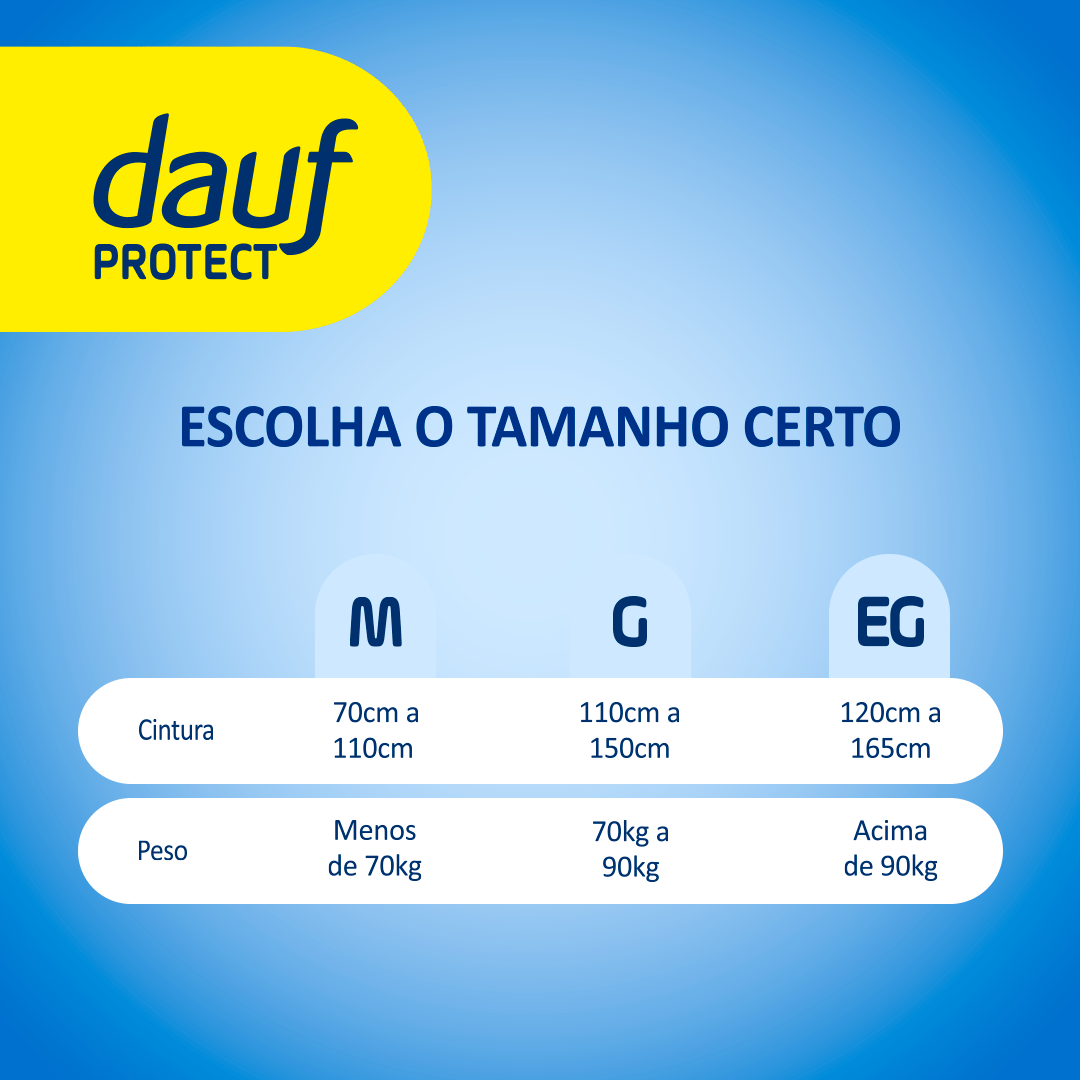 Fralda Geriátrica Dauf Protect M Incontinência Intensa 20 Unidades — imagem 3 | Drogaria Taveira