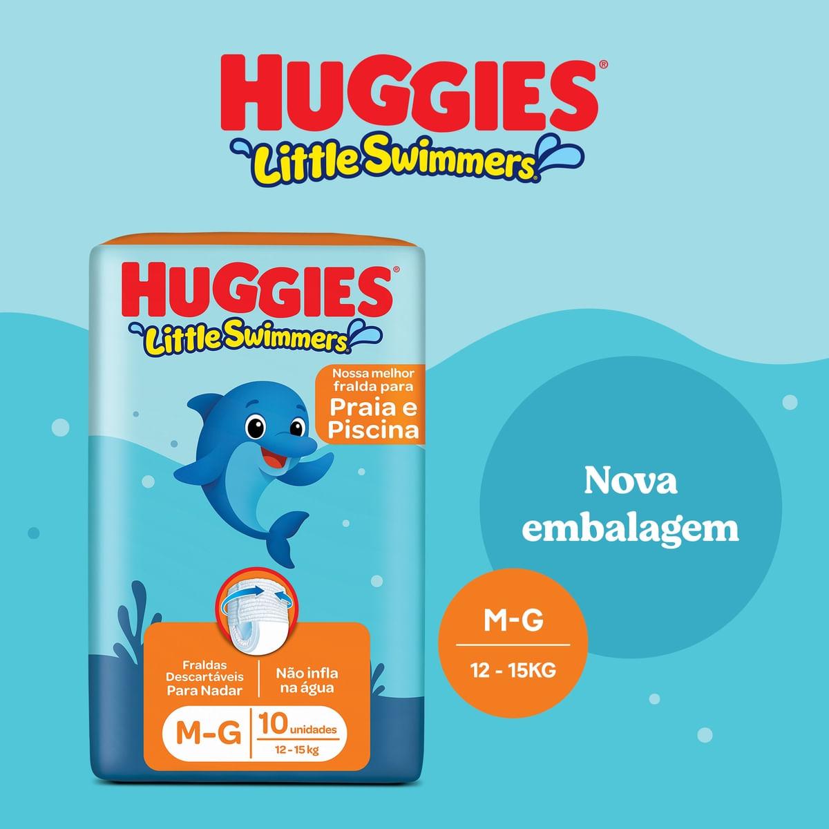 Fralda Huggies Little Swimmers M/G 10 Un — imagem 2 | Drogaria Taveira